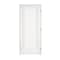 Codel Doors 34" x 80" x 1-3/8" Primed 1-Panel 2-Step Interior Shaker 7-1/4" LH Prehung Door with Black Hinges 2168pri8491LH1D714 - alternate 1